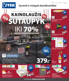 JYSK parduotuvės leidinio Leidinys galiojančio nuo 2025.07.29 peržiūra