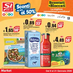 Anteprima dell'opuscolo Volantino Market dal negozio Sì con Te valido da 08/01/2026