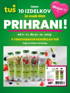 Predogled kataloga iz trgovine Tuš veljaven od 07.11.2025