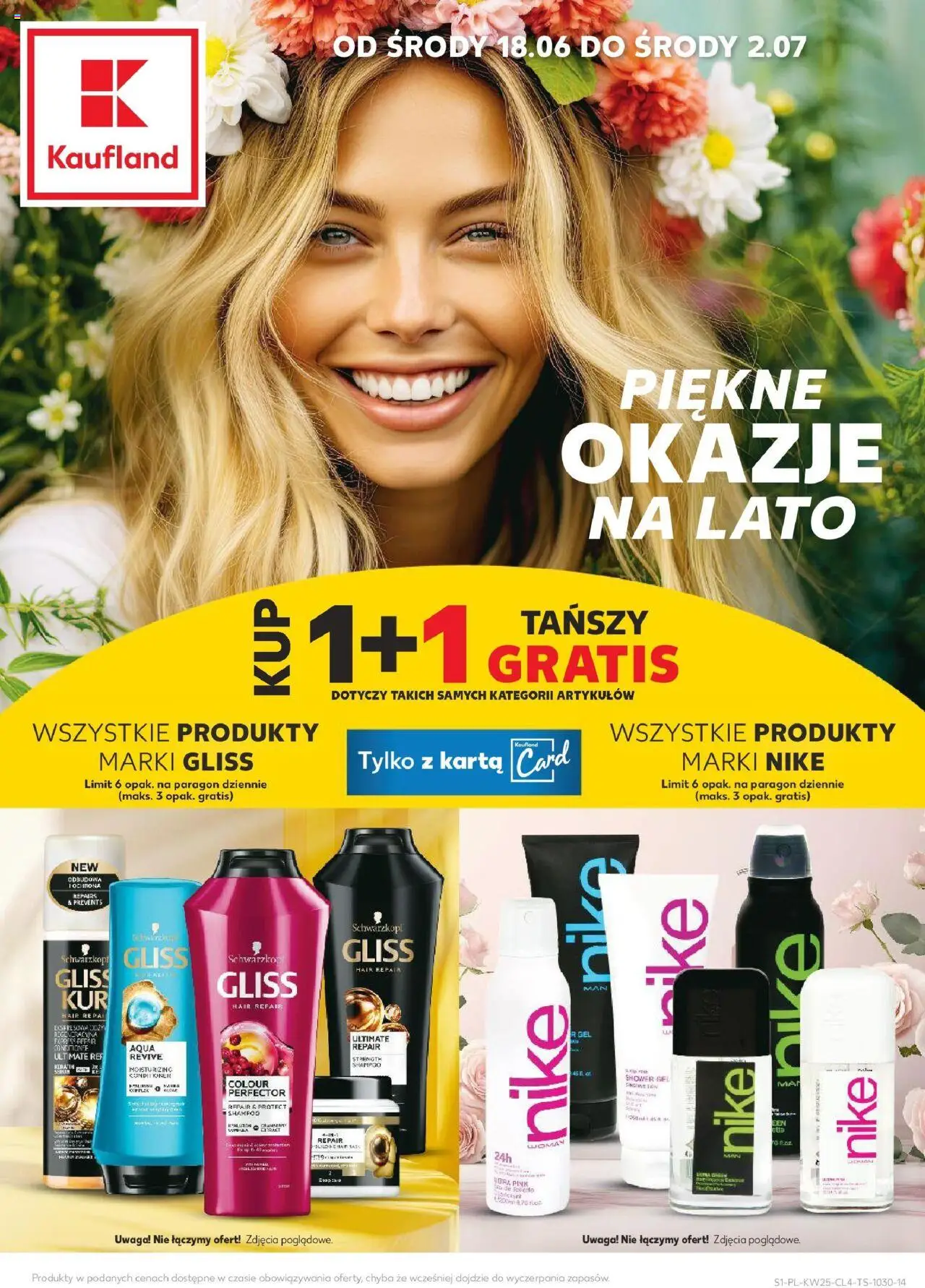 KAUFLAND gazetka promocyjna 18.06.2025 - Promocje - Numer strony 1 - Karta