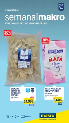 Pré-visualização do folheto da loja Makro válida a partir de 21/10/2025