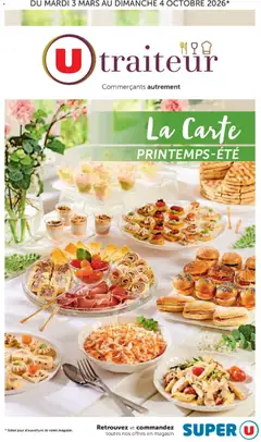 Prévisualisation de Super U - La carte Printemps Été du magasin Super U formulaire valide 03/03/2026