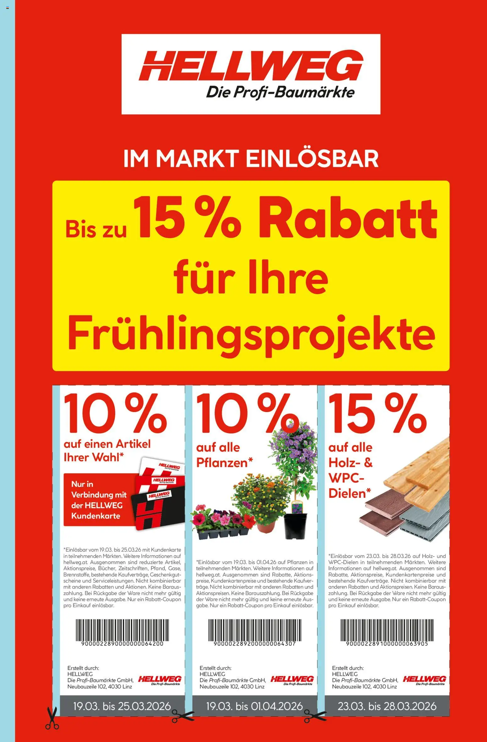 Vorschau der Angebote: HELLWEG HELLWEG Flugblatt gültig ab 19.03.2026