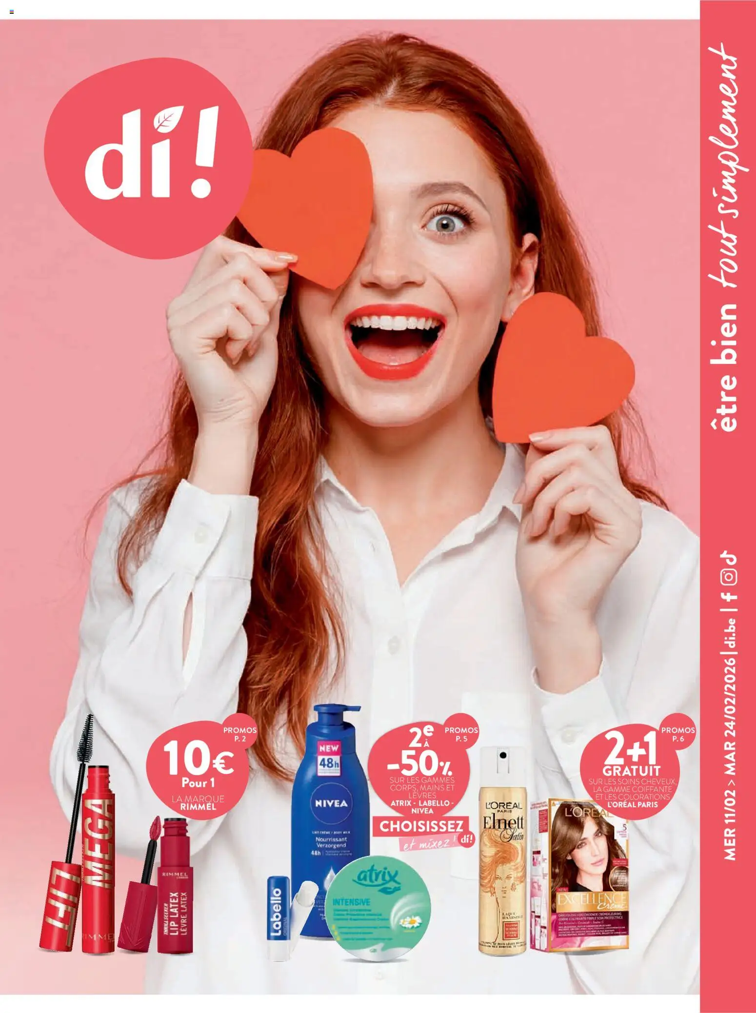 Voorbeeld van Publicité van winkel Di geldig vanaf 11/02/2026 - La, Mascara