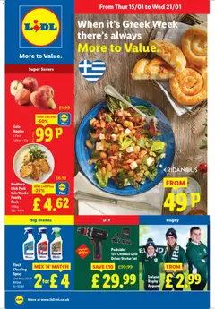 Preview of Lidl Greek Week valid from 15/01/2026