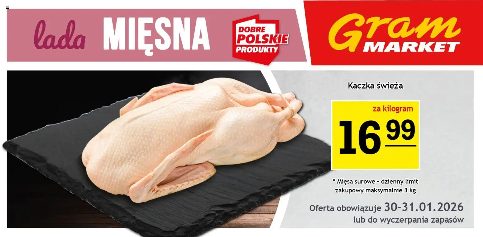 Pogląd gazetki "Lada mięsna" ze sklepu Gram Market ważnej od 30.01.2026