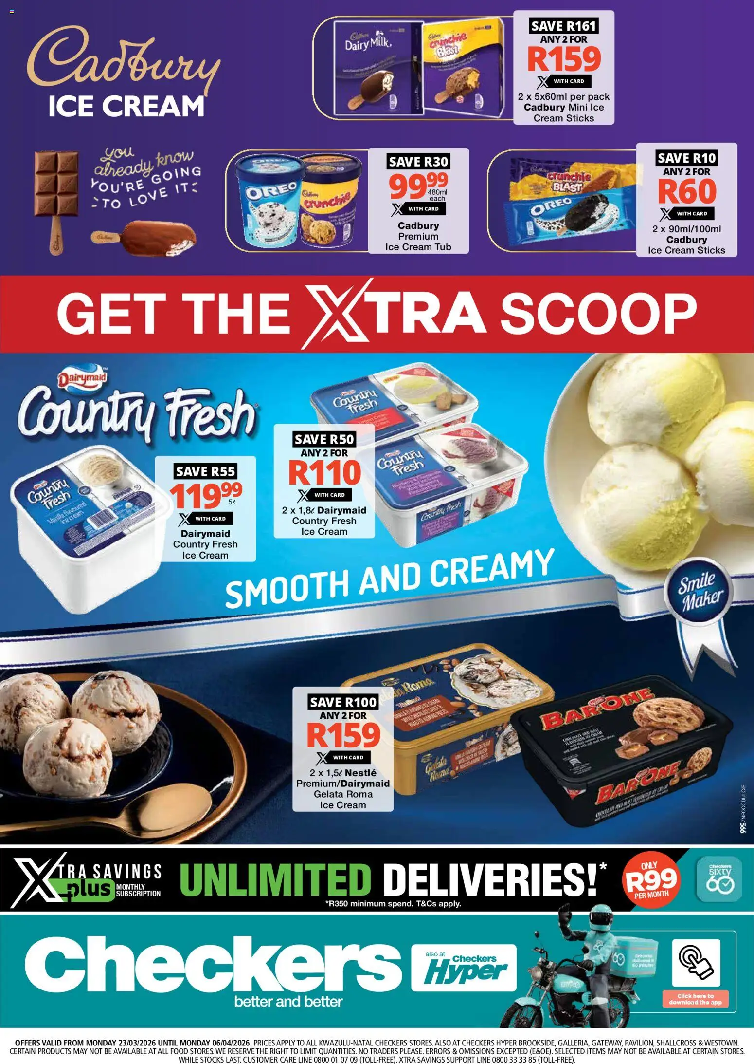 Preview of Checkers flyer valid from 23/03/2026