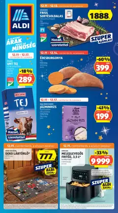 Aldi - Akciós újság Aldi megtekintése, amely érvényes 2025.12.11.-től
