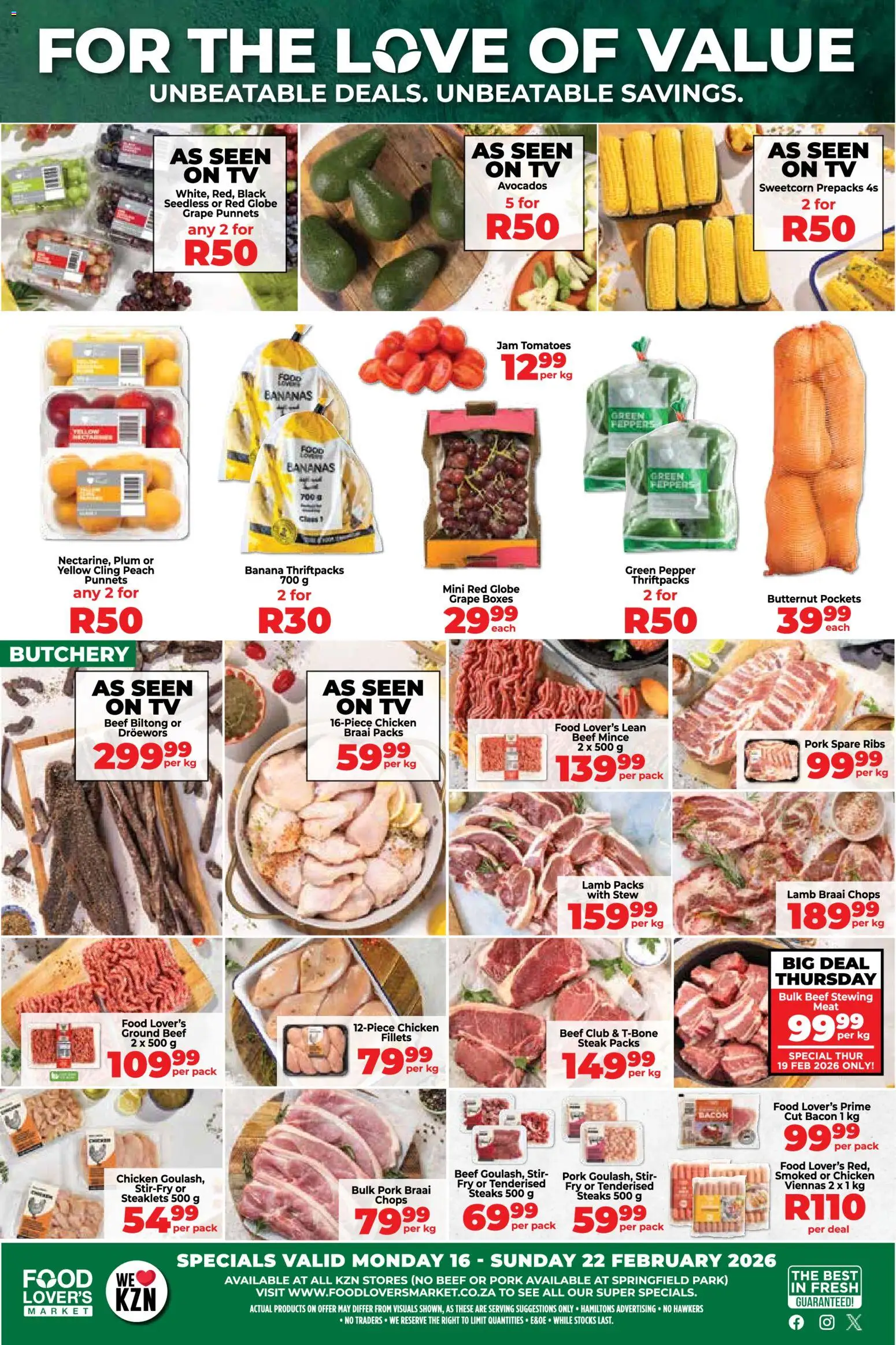 Preview of Food Lover's Market flyer valid from 16/02/2026