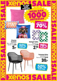 Voorbeeld van Zomer Sale van winkel Xenos geldig vanaf 27-07-2025