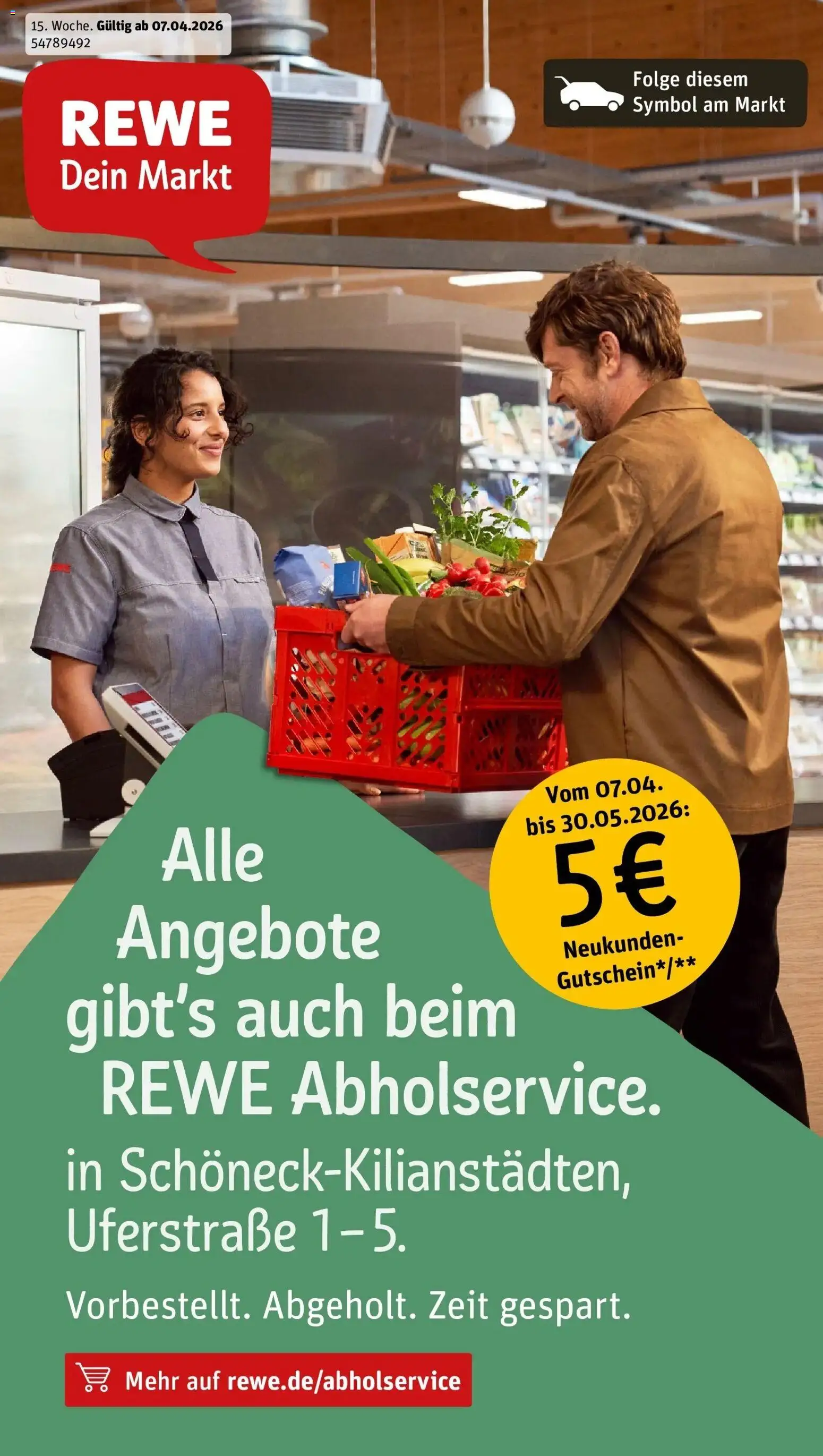 Vorschau von dem Prospekt des Geschäftes Rewe, gültig ab dem 05.04.2026