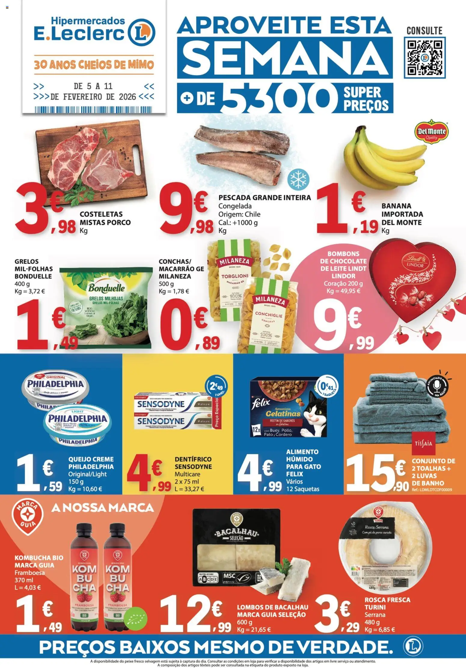 Pré-visualização do folheto da loja E.Leclerc válida a partir de 05/02/2026