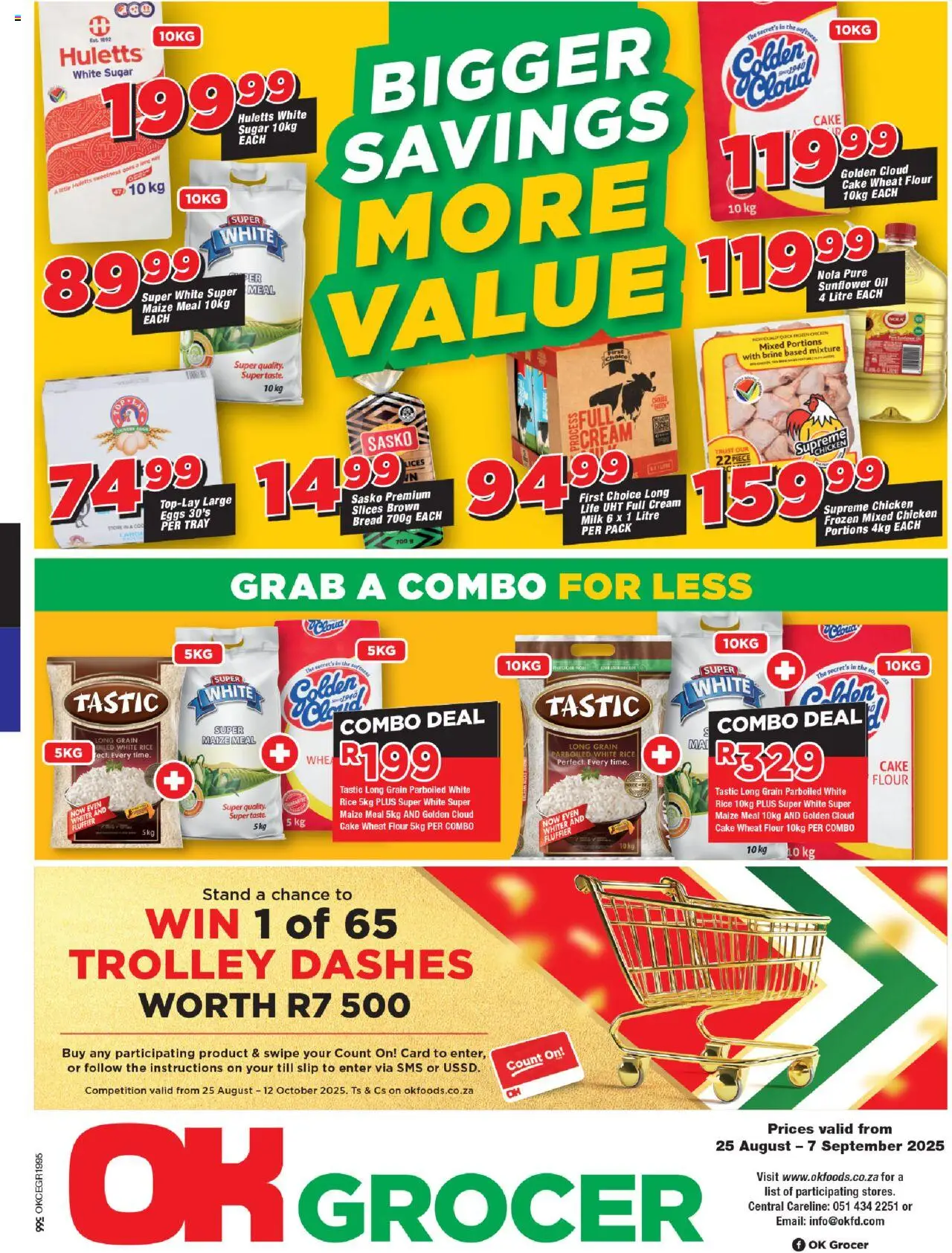 OK Foods Northen Cape - OK Grocer from 25/08 - 07/09/2025 > Promotions