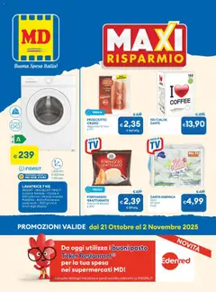 Anteprima dell'opuscolo Volantino Lecco dal negozio MD Discount valido da 21/10/2025