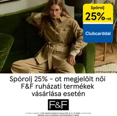 F&F - Akciós újság F&F megtekintése, amely érvényes 2026.02.12.-től