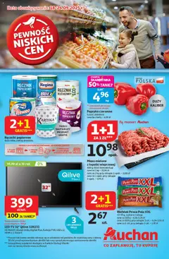 Pogląd gazetki "Pewność niskich cen Hipermarket" ze sklepu Auchan ważnej od 18.09.2025