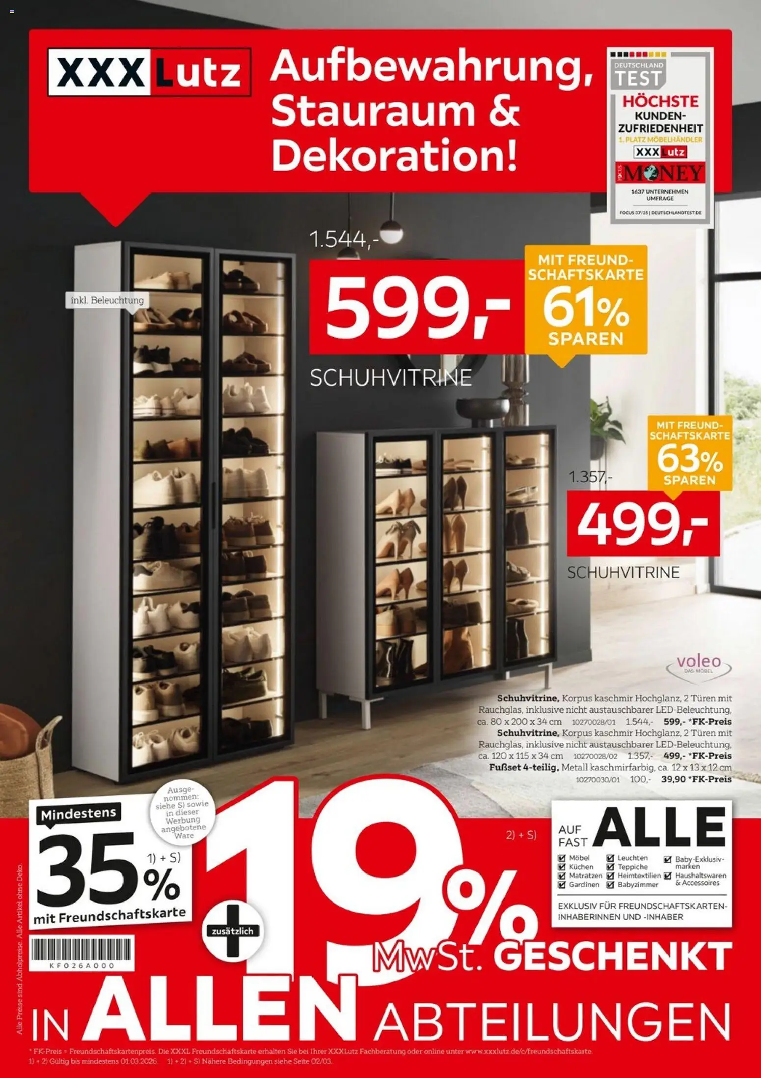 Vorschau von dem Prospekt des Geschäftes XXXL Lutz, gültig ab dem 15.02.2026