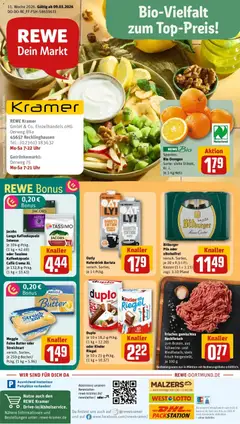 Vorschau von dem Prospekt des Geschäftes Rewe, gültig ab dem 09.03.2026