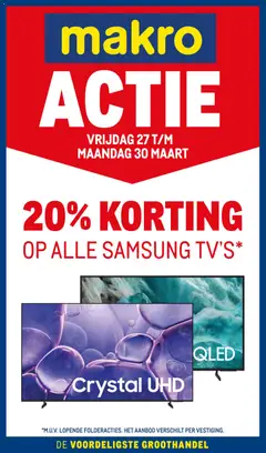 Voorbeeld van Makro folder - Actie Samsung van winkel Makro geldig vanaf 27-03-2026