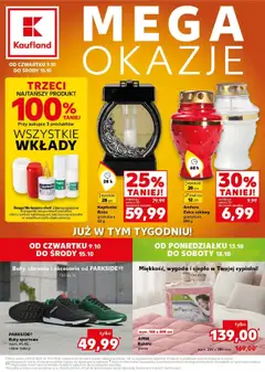 Pogląd gazetki "Mega okazje" ze sklepu Kaufland ważnej od 09.10.2025