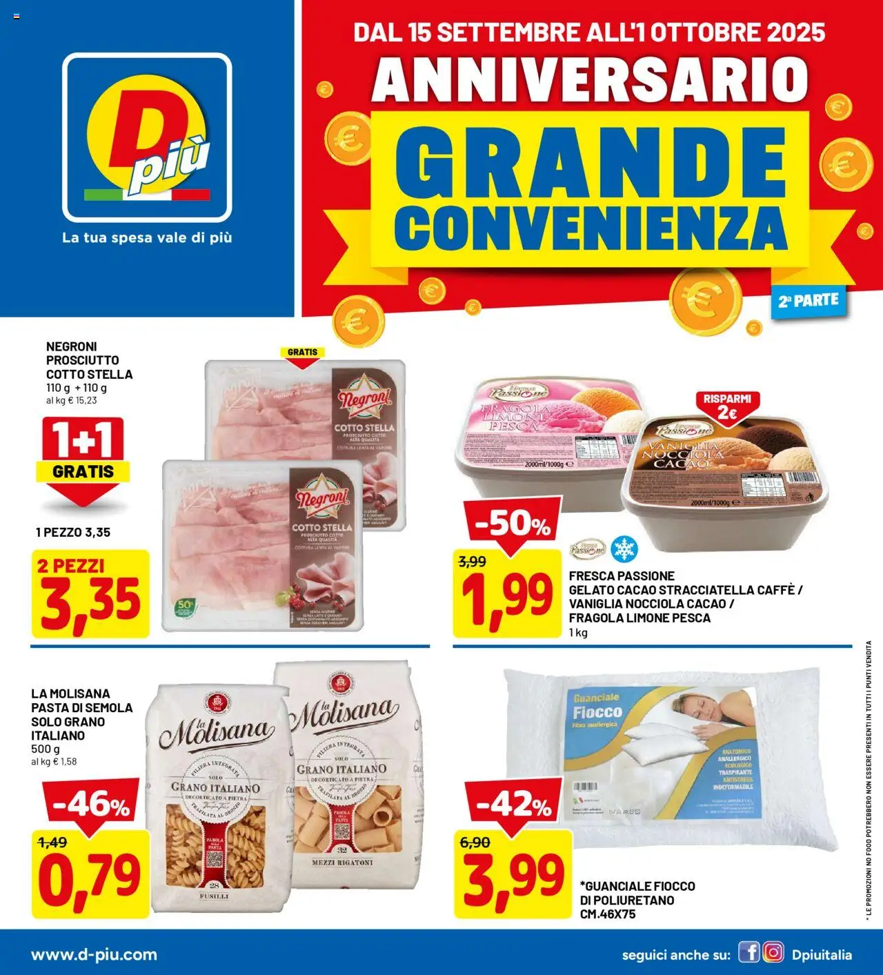 Volantino D Più valido da 15/09/2025 numero di pagina 1
