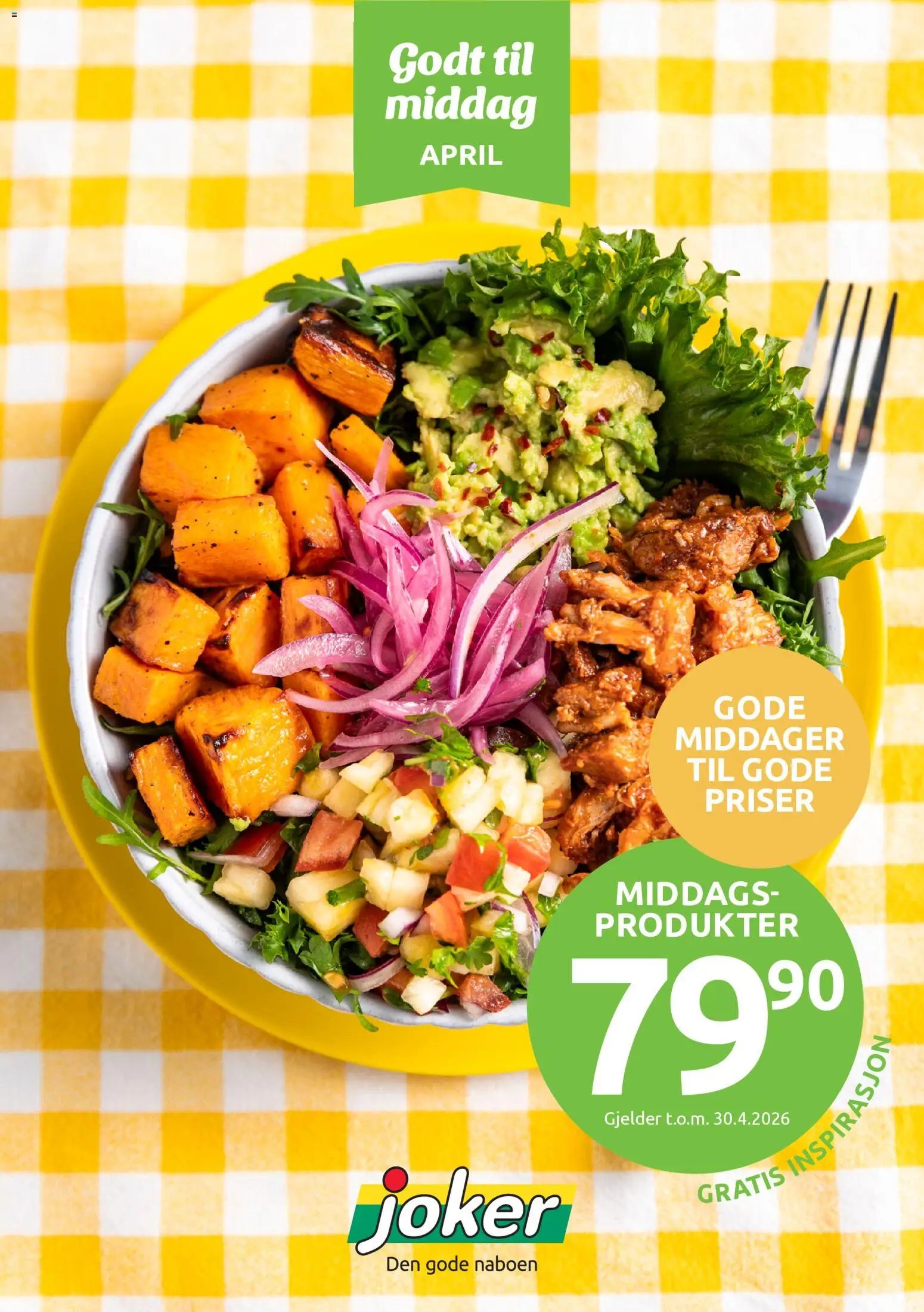 Forhåndsvis Joker Godt til middag fra butikk Joker gyldig fra 01/04/2026