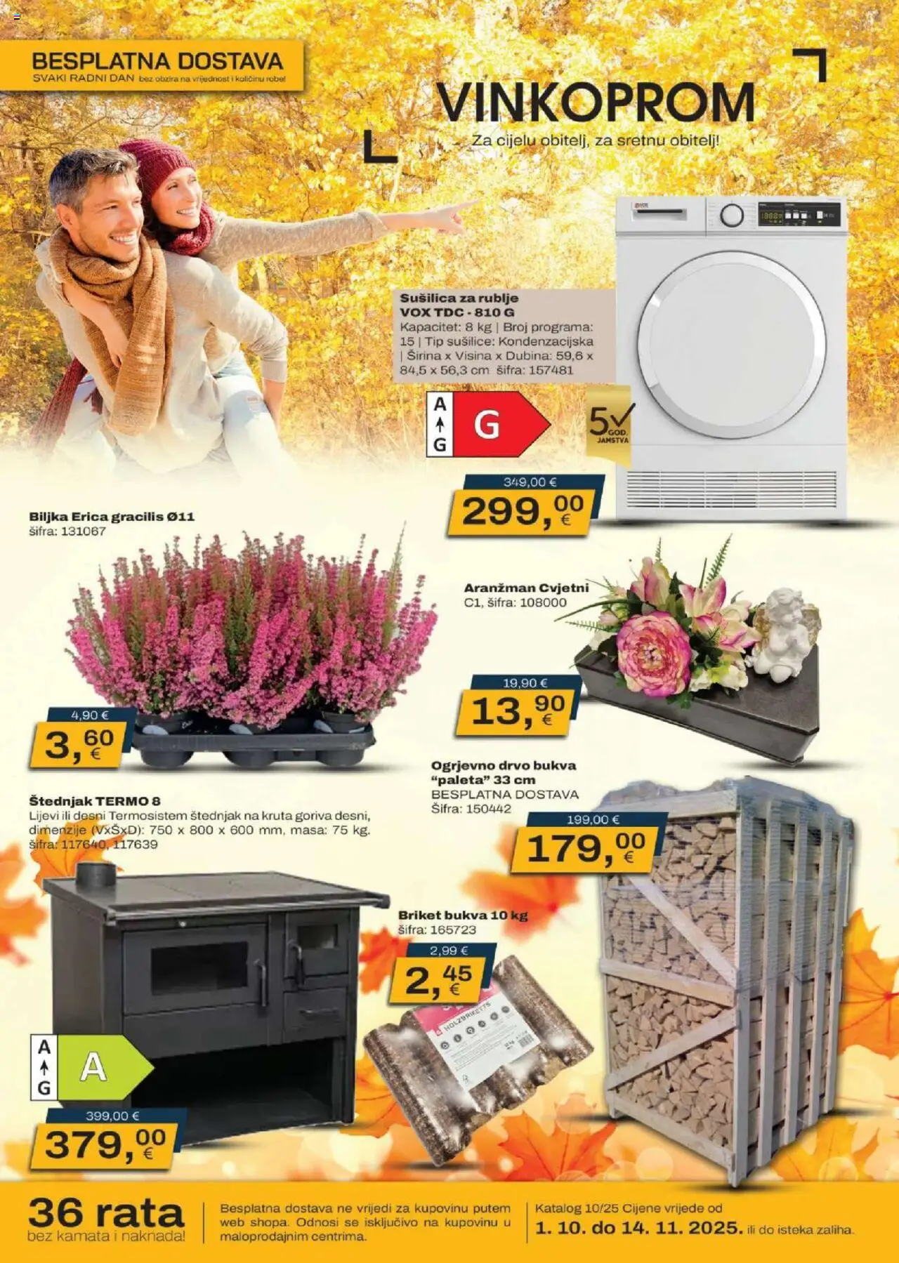 Vinkoprom aktualni Katalog vrijedi od 01.10.2025 - tjedna akcija broj stranice 1