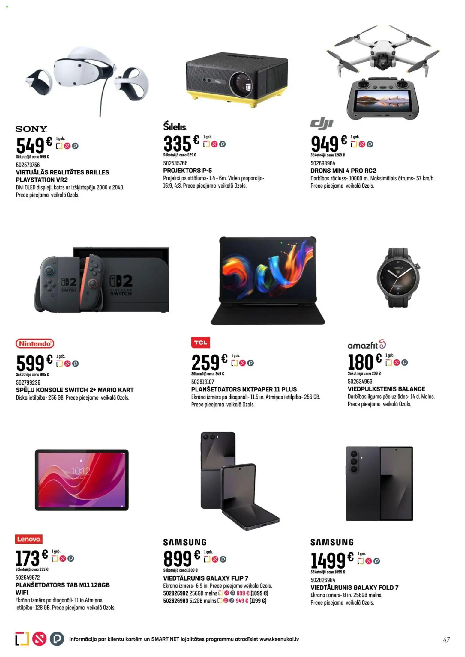 Skatīt K-Senukai akciju bukletu, derīgs no 2025.11.05