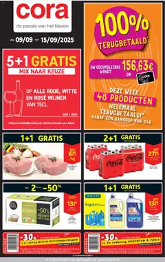 Voorbeeld van Folder week 37 van winkel Cora geldig vanaf 09/09/2025