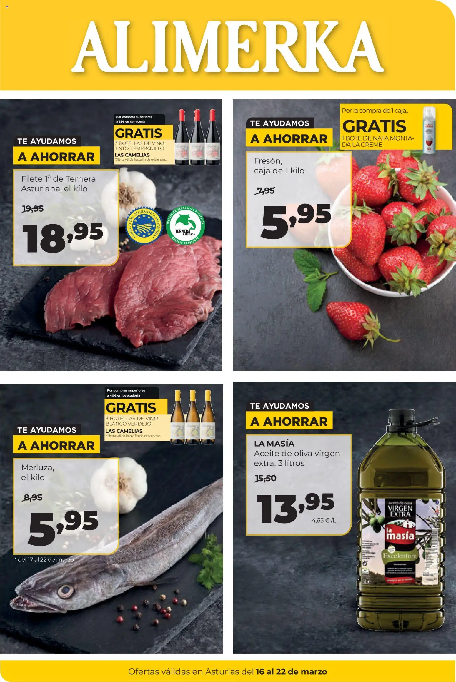 Vista previa del folleto de la tienda Alimerka válido desde el 16/03/2026 