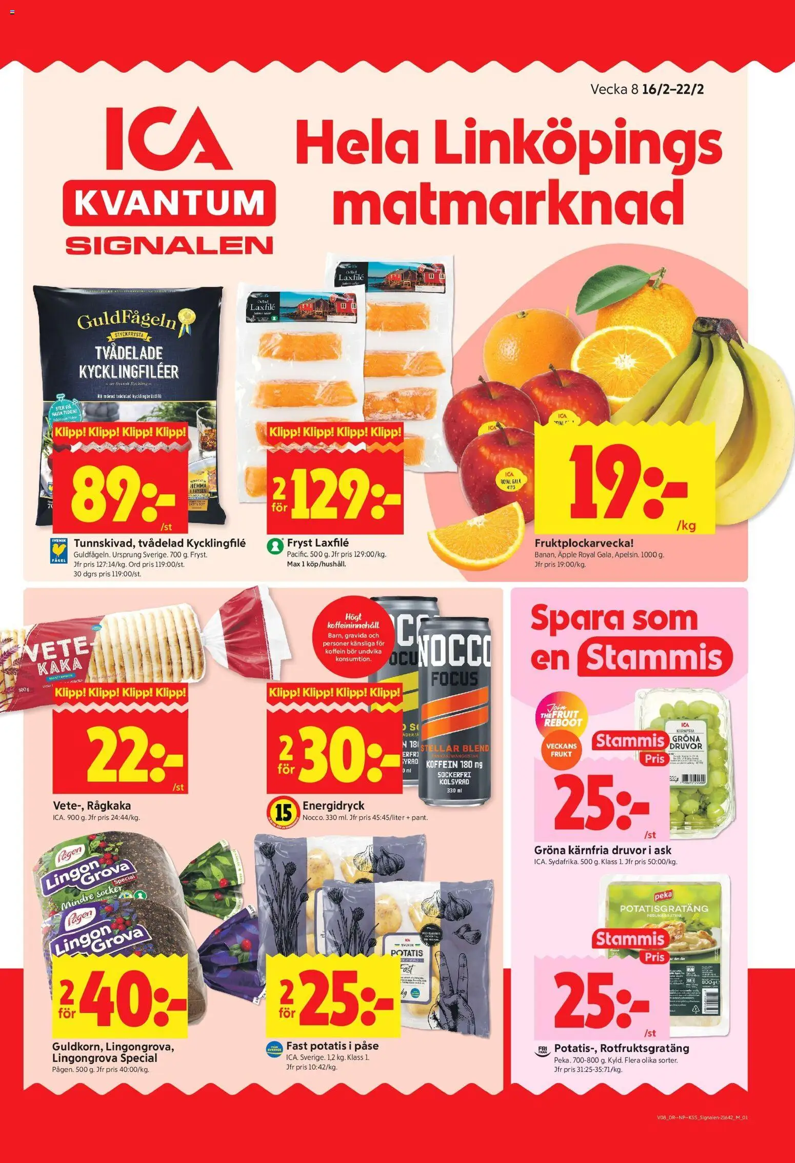 Förhandsgranska reklamblad Linköping från butik ICA Kvantum gäller från 16/02/2026
