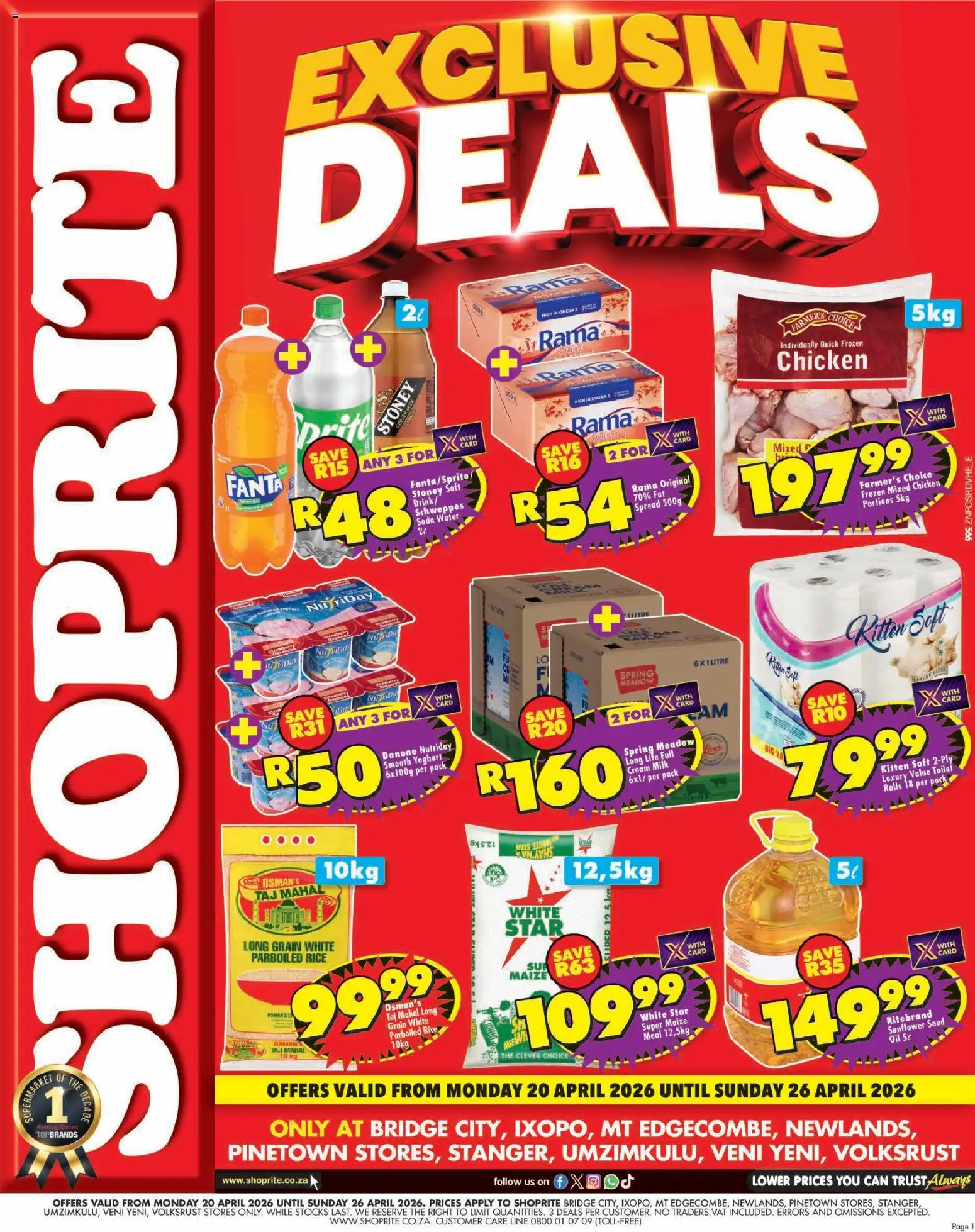 Preview of Shoprite flyer valid from 20/04/2026