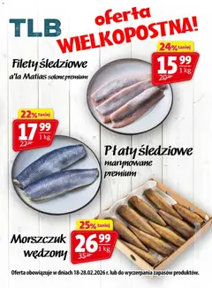 Pogląd gazetki "Promocja - Ryby Tlb" ze sklepu Prim Market ważnej od 18.02.2026