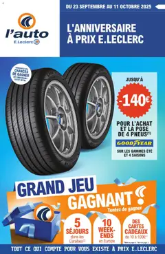 Prévisualisation de Catalogue du magasin l'auto E.Leclerc formulaire valide 23/09/2025