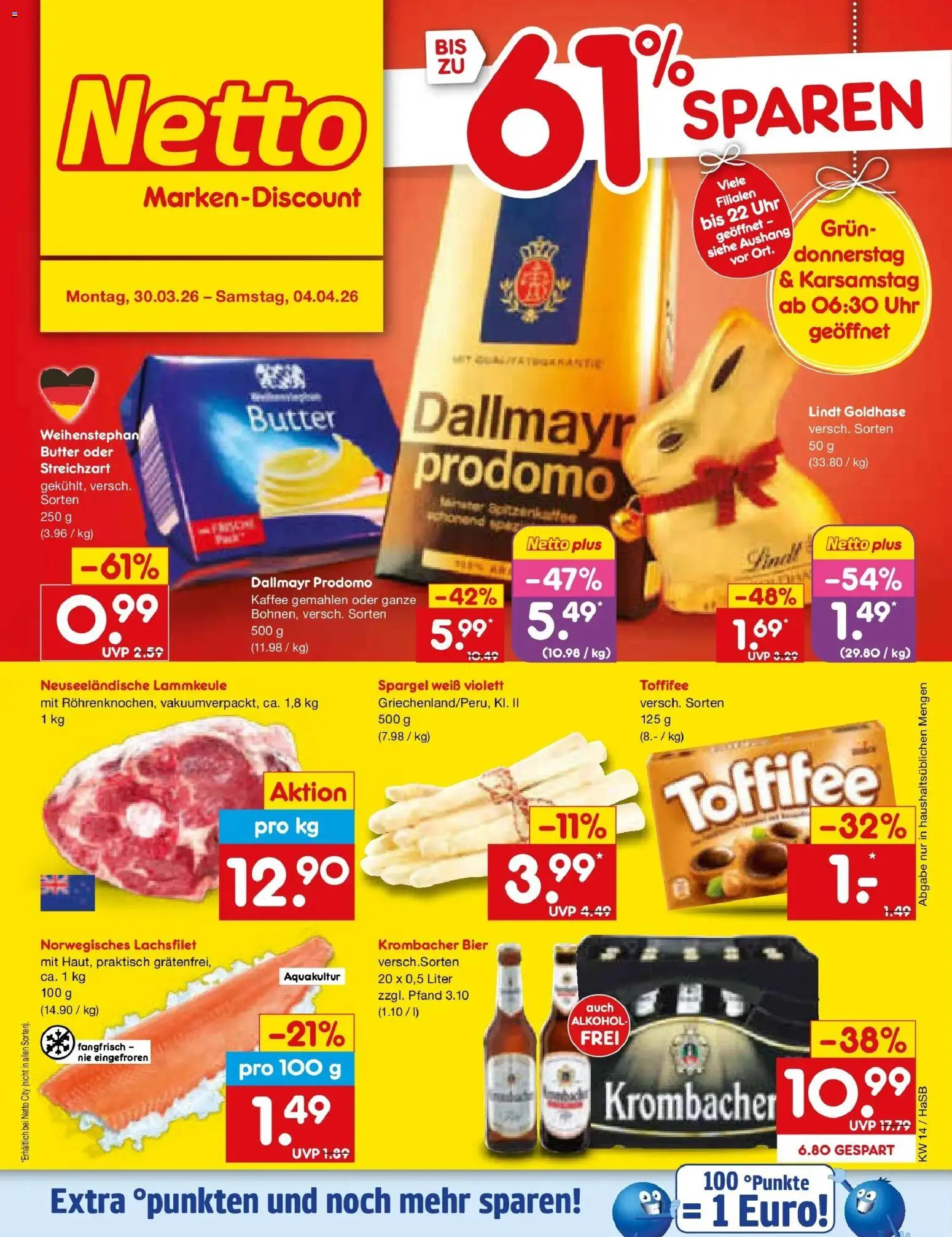 Vorschau von dem Prospekt des Geschäftes Netto Marken-Discount, gültig ab dem 30.03.2026