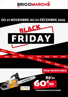 Prévisualisation de Black Friday du magasin Bricomarché formulaire valide 21/11/2025