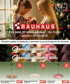 Eksempel på tilbudsavis Tilbudsavis fra butik Bauhaus gyldig fra 05/12/2025