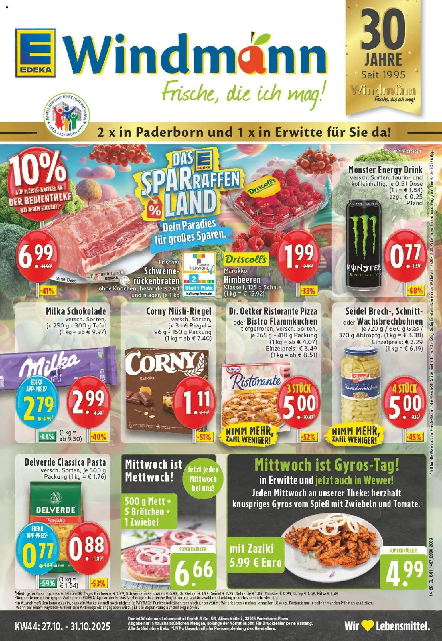 Vorschau von dem Prospekt des Geschäftes Edeka, gültig ab dem 26.10.2025