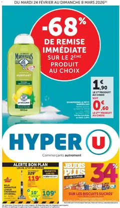 Prévisualisation de Catalogue du magasin Hyper U formulaire valide 24/02/2026