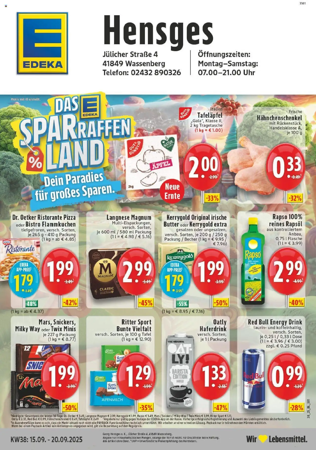 EDEKA Prospekt ab 14.09.2025 - Prospekt Wassenberg Online
