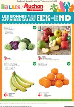 Prévisualisation de Les bons plans du week-end dans votre super ! du magasin Auchan formulaire valide 04/12/2025