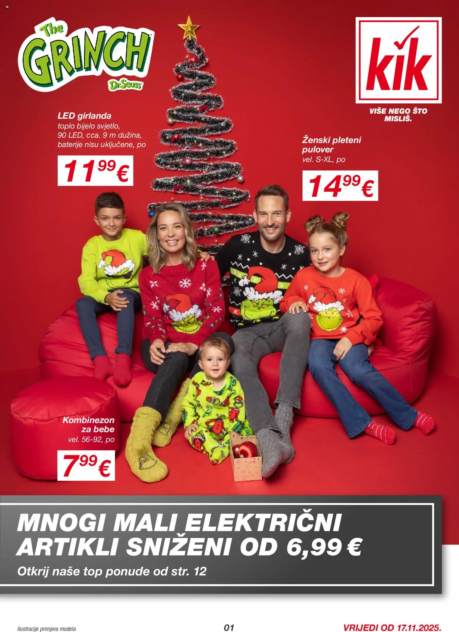 Pregled letka Black Friday trgovine Kik vrijedi od 17.11.2025
