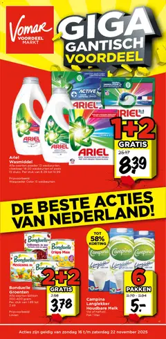Voorbeeld van Folder van winkel Vomar geldig vanaf 16-11-2025
