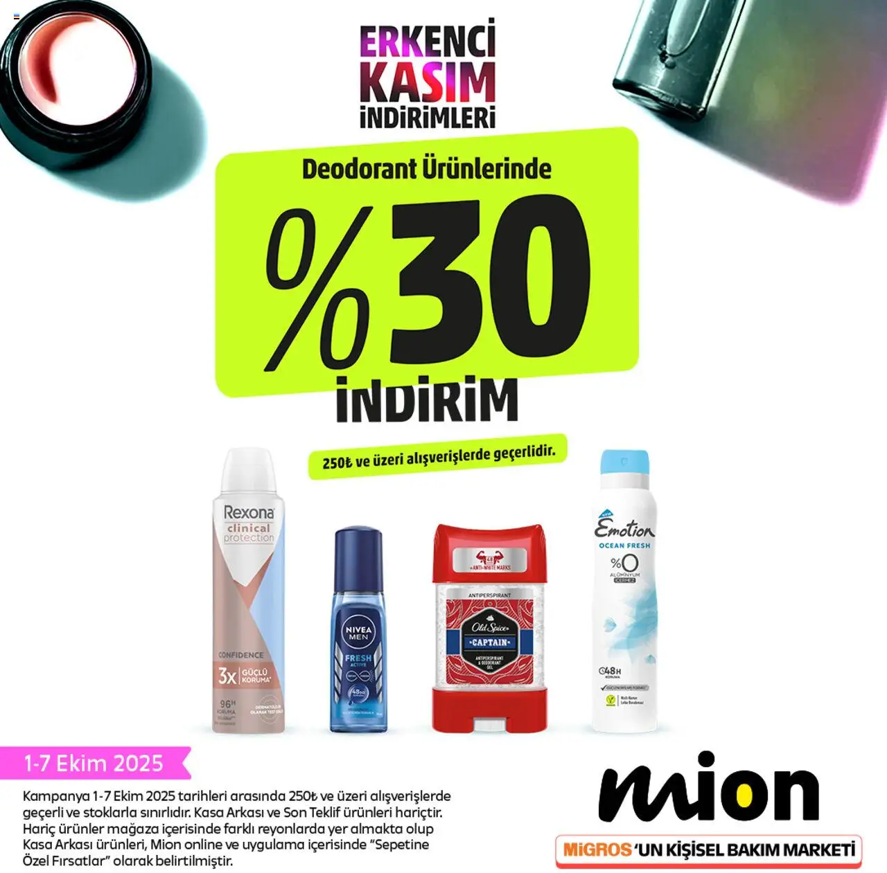 Kipa AVM Katalog (01 - 07 Ekim 2025) - Sayfa numarası 1 - Deodorant, Kasa, Antiperspirant