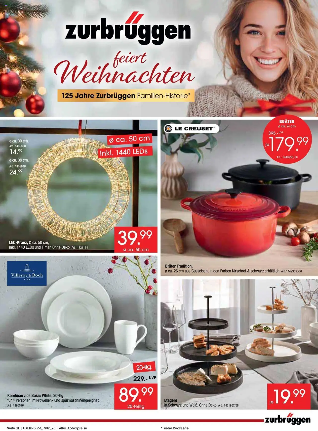 Zurbrüggen Zurbrüggen: feiert Weihnachten (vom 10.10.2025 - 15.11.2025)