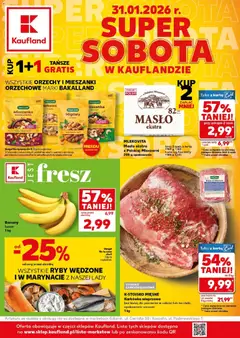 Pogląd gazetki "Kaufland Super Sobota ważne do 31.01" ze sklepu Kaufland ważnej od 30.01.2026
