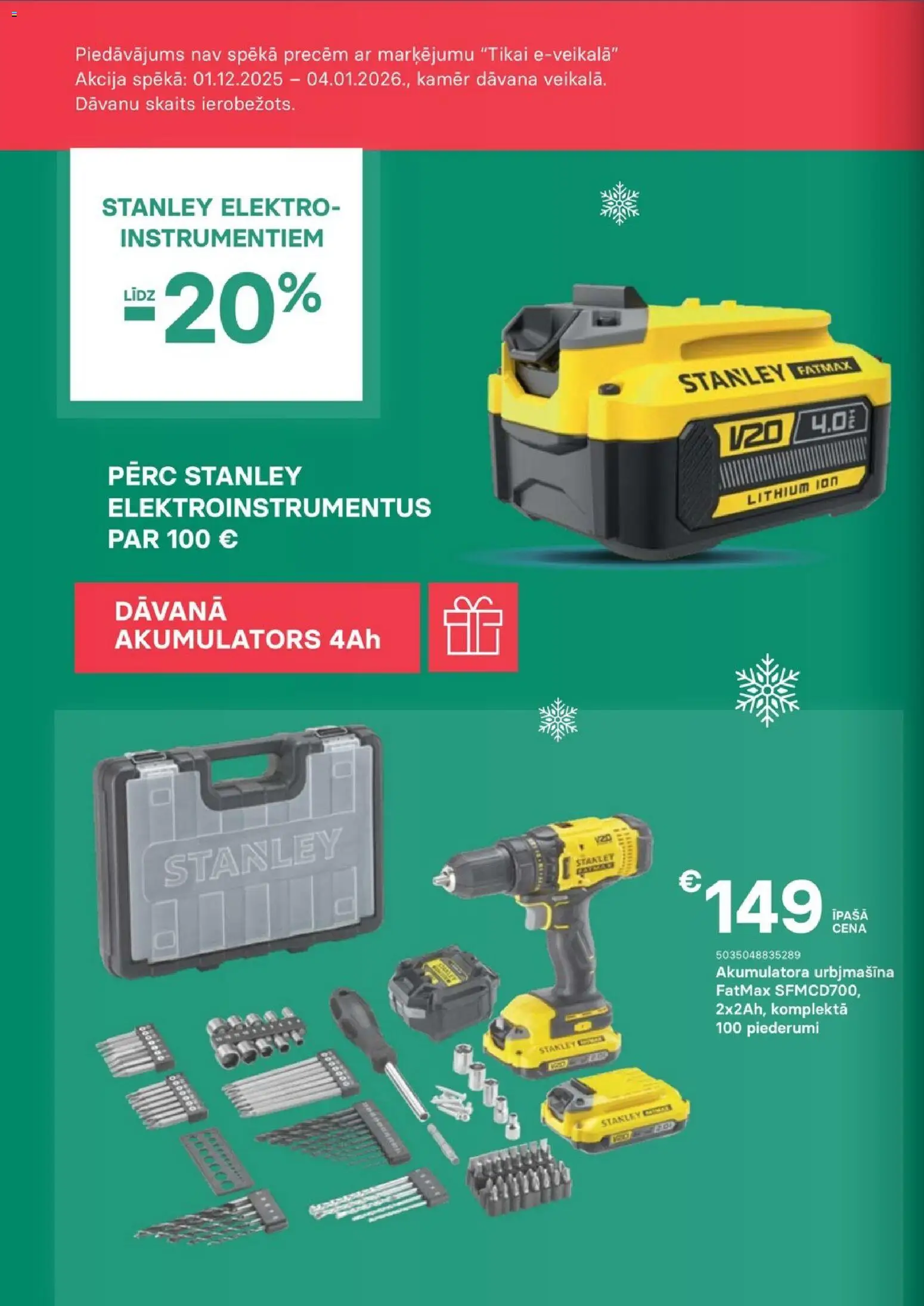 Skatīt Kurši akciju bukletu, derīgs no 2025.12.01