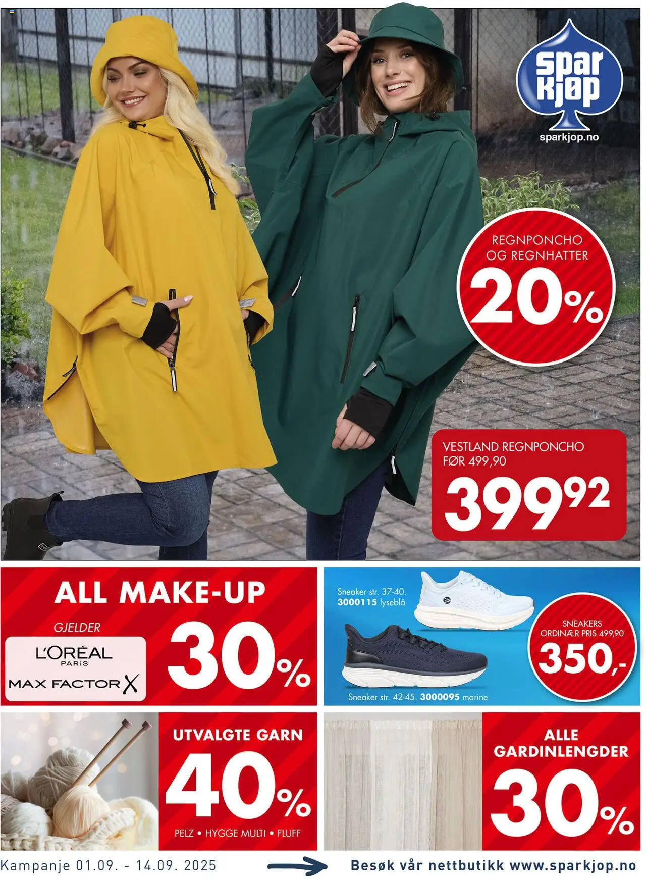 Kundeavis Spar Kjøp gyldig fra 01/09/2025 - Sidenummer 1