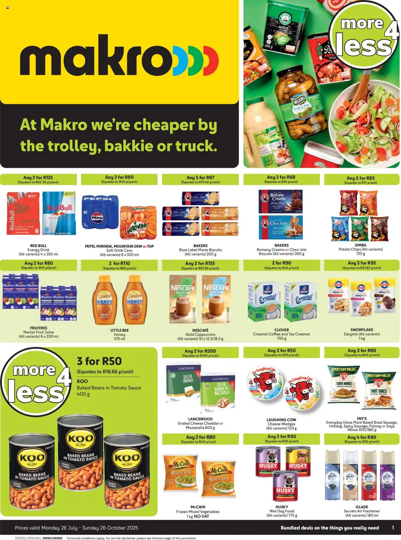 Makro More4Less from 28/07 - 26/10/2025 > Promotions