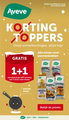 Voorbeeld van Folder van winkel Aveve geldig vanaf 28/01/2026